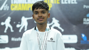 Safwan A vs Jaden Samuel Mathew Men’s Singles U16 Final: Safwan Completes Brace at Tamil Nadu State Level Championship Pickleball