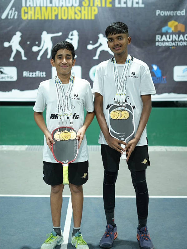 Picklism juniors at the Tamil Nadu State Championship 2025
