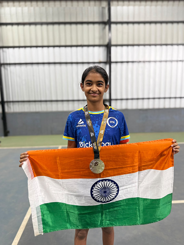 Picklism junior representing India at the 2026 Pickleball World Cup